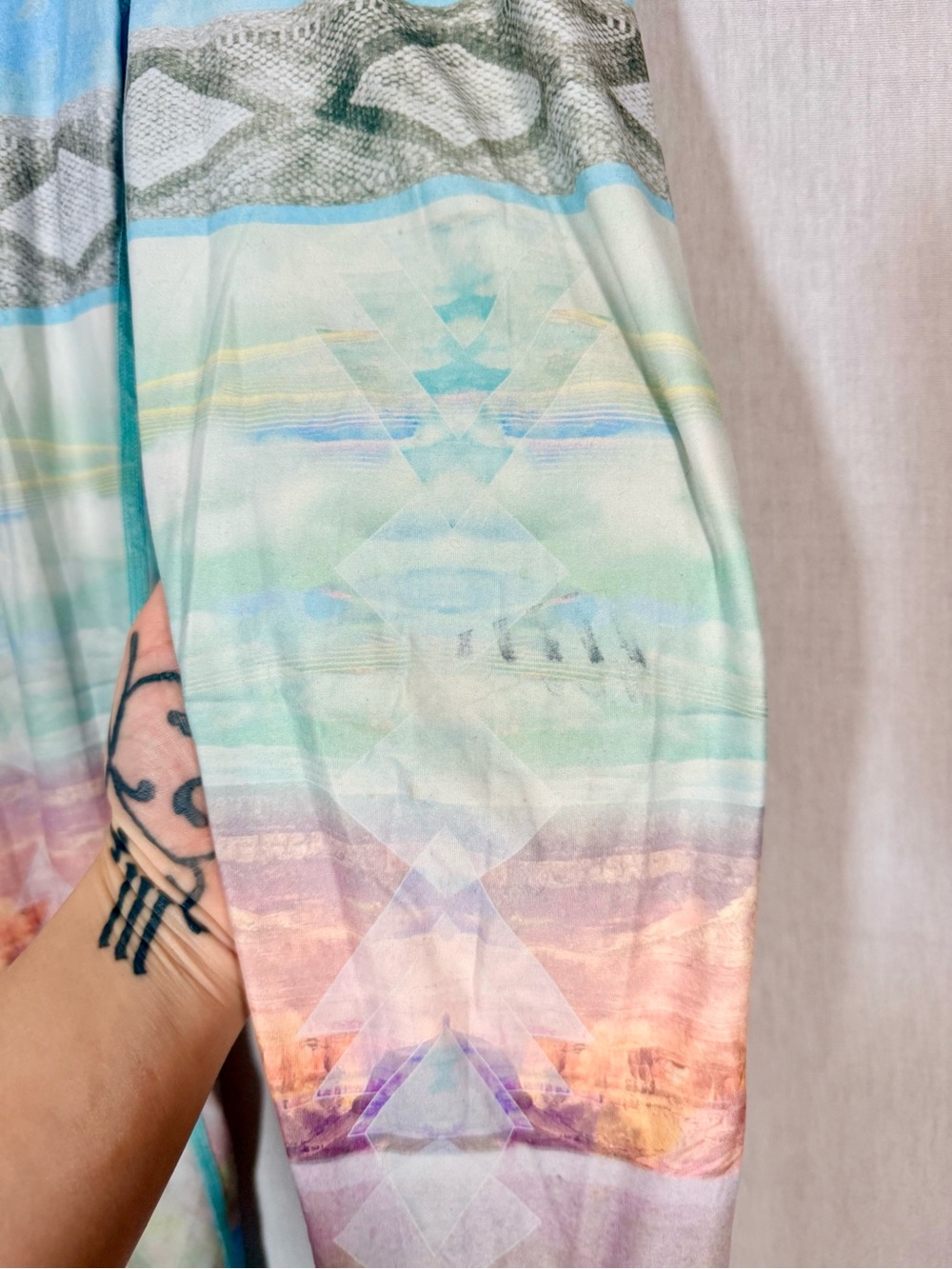 Teeki size small light blue legging - Picture 2 of 7